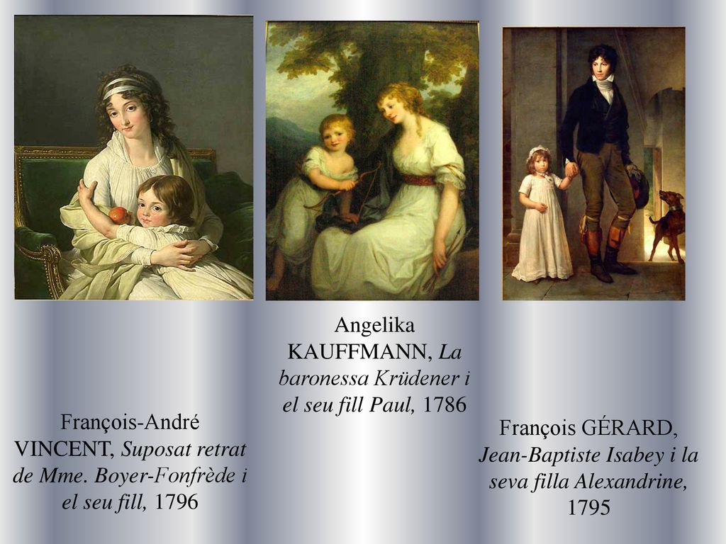 Angelika KAUFFMANN, La baronessa Krüdener i el seu fill Paul, 1786