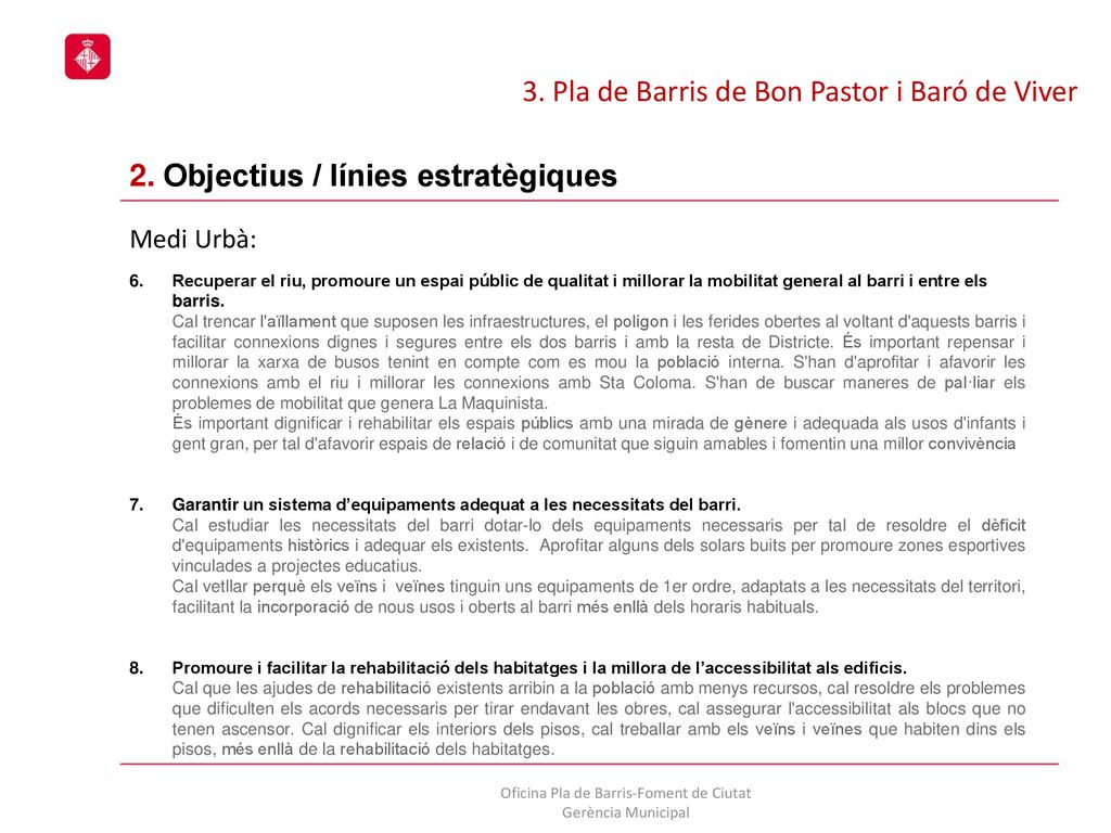 3. Pla de Barris de Bon Pastor i Baró de Viver