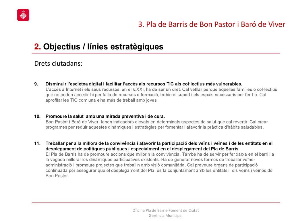 3. Pla de Barris de Bon Pastor i Baró de Viver
