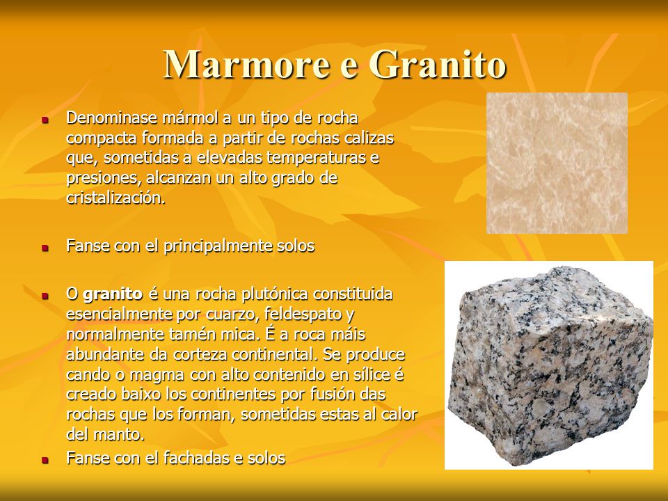 Marmore e Granito