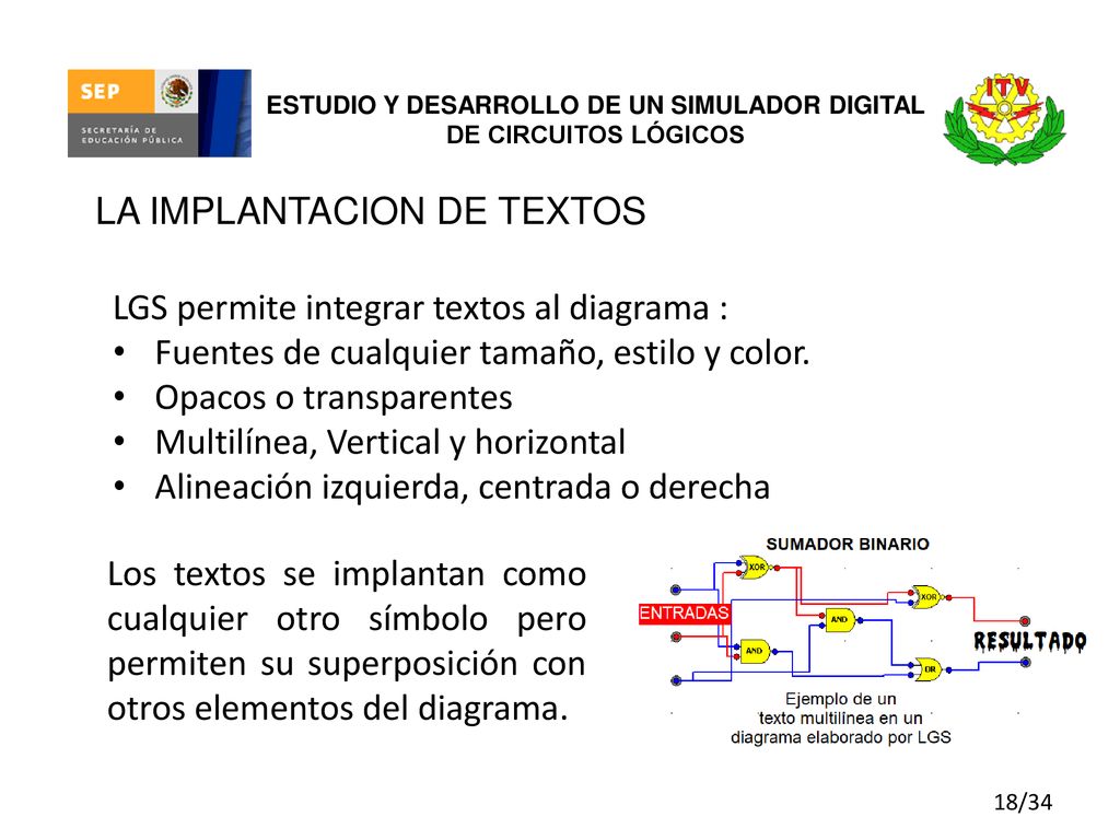 ESTUDIO Y DESARROLLO DE UN SIMULADOR DIGITAL DE CIRCUITOS LÓGICOS