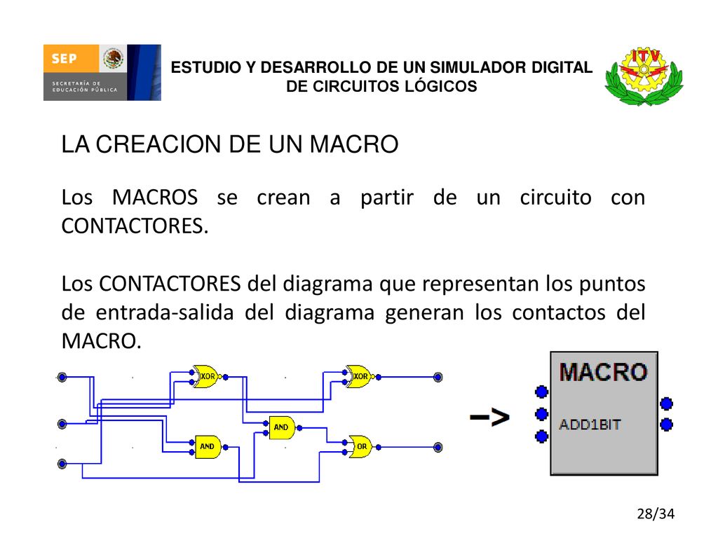 ESTUDIO Y DESARROLLO DE UN SIMULADOR DIGITAL DE CIRCUITOS LÓGICOS