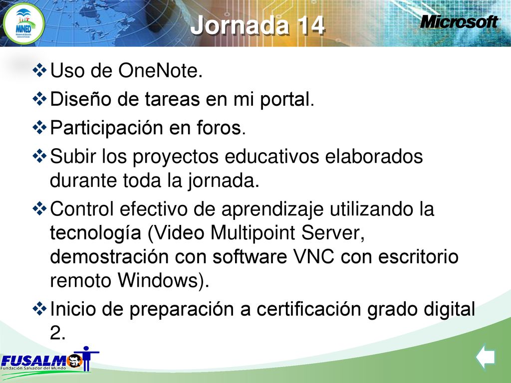 Jornada 14 Uso de OneNote. Diseño de tareas en mi portal.
