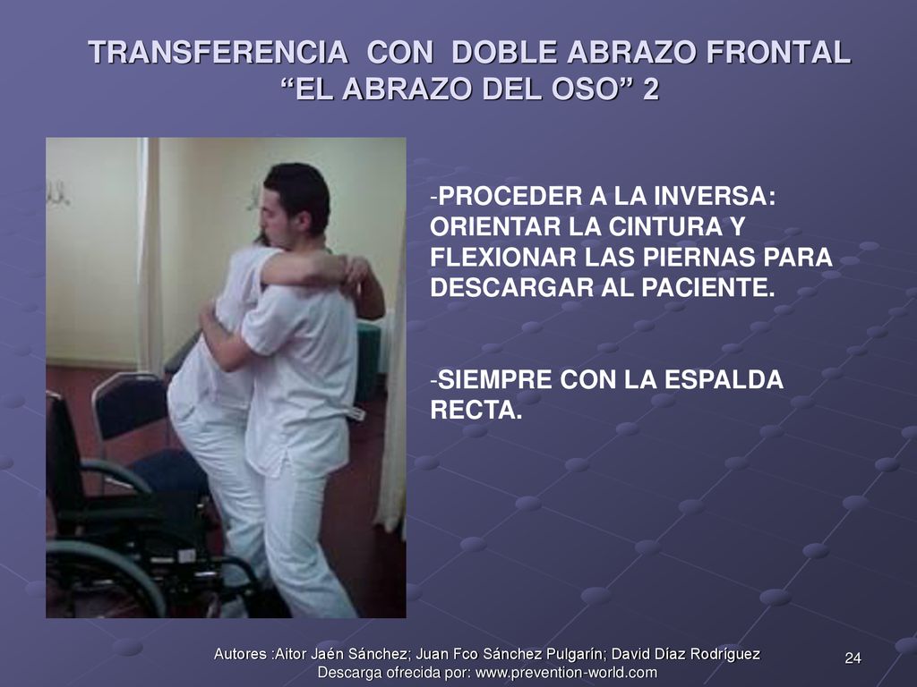 TRANSFERENCIA CON DOBLE ABRAZO FRONTAL EL ABRAZO DEL OSO 2