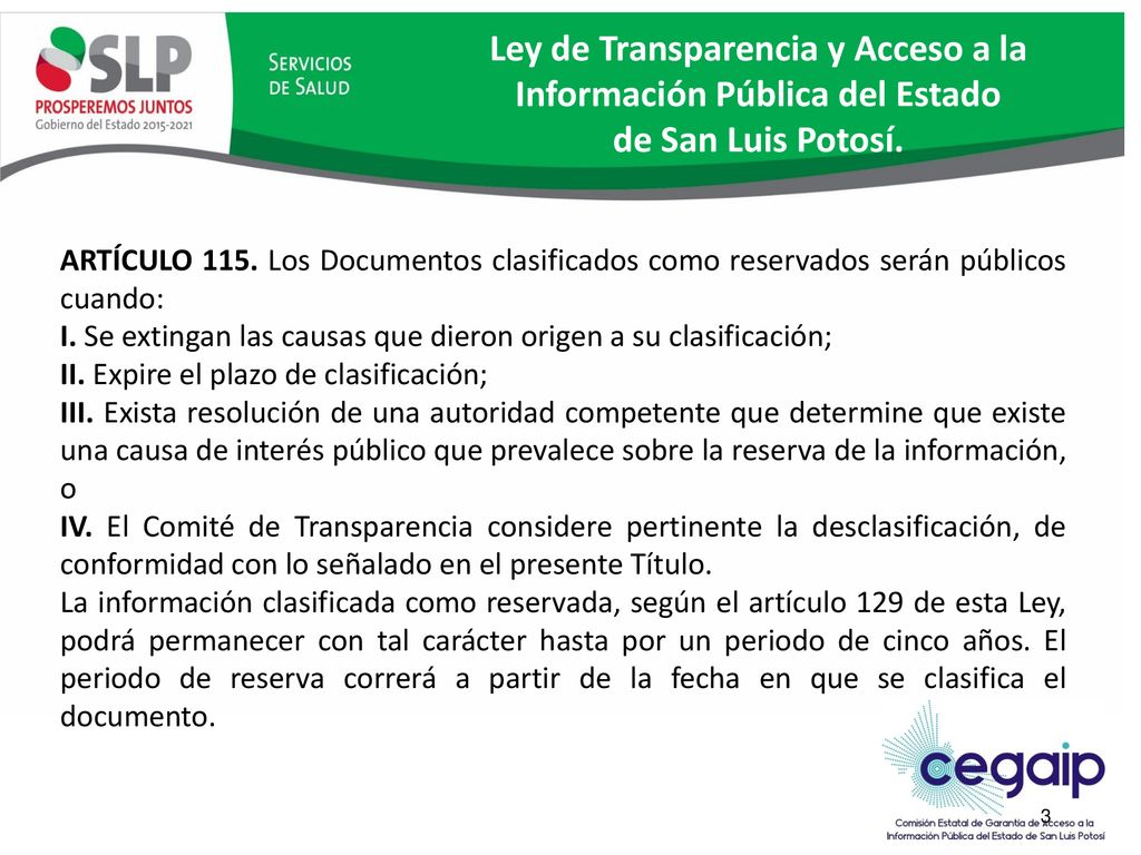 Ley de Transparencia y Acceso a la Información Pública del Estado