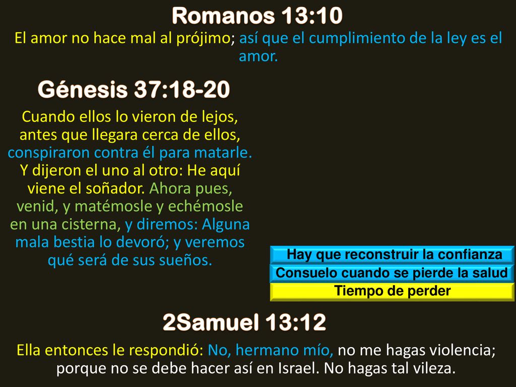 Hay que reconstruir la confianza Consuelo cuando se pierde la salud