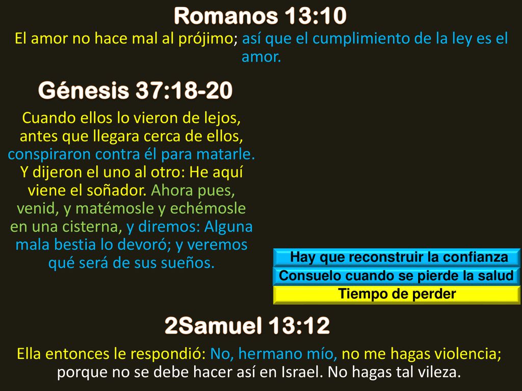 Hay que reconstruir la confianza Consuelo cuando se pierde la salud