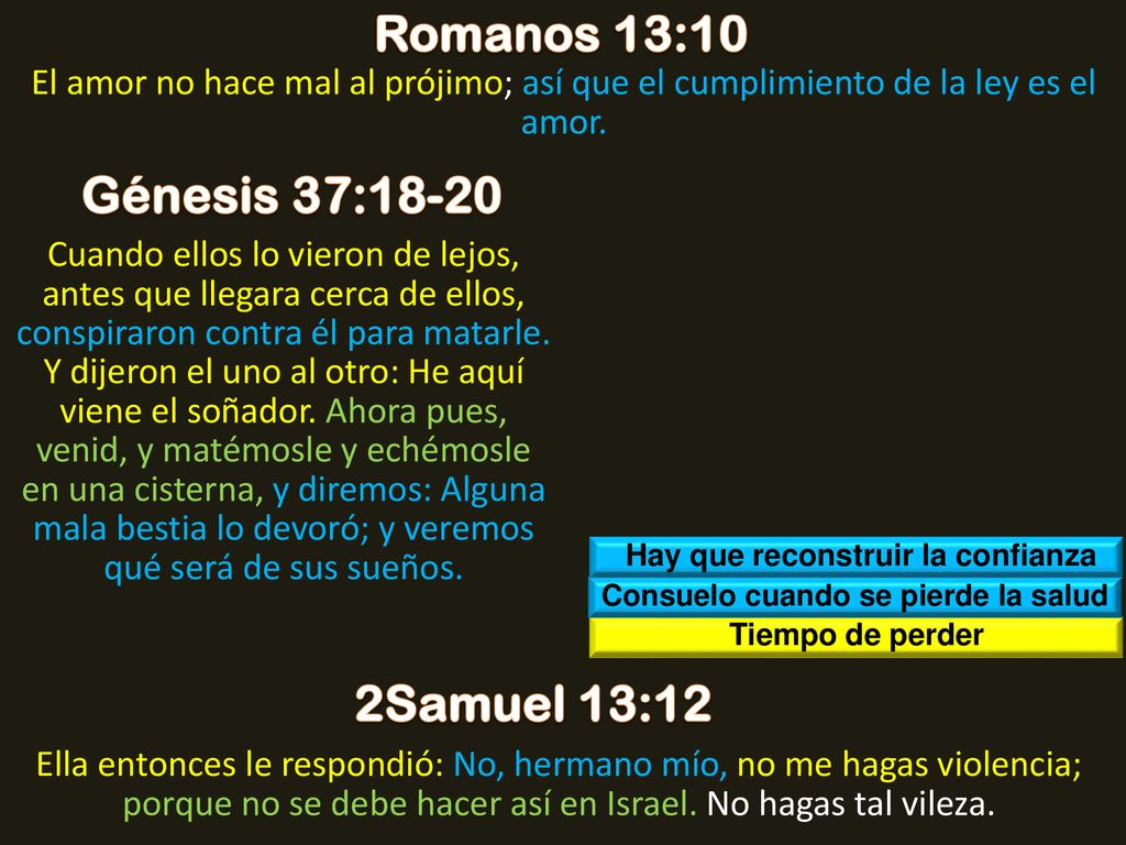 Hay que reconstruir la confianza Consuelo cuando se pierde la salud