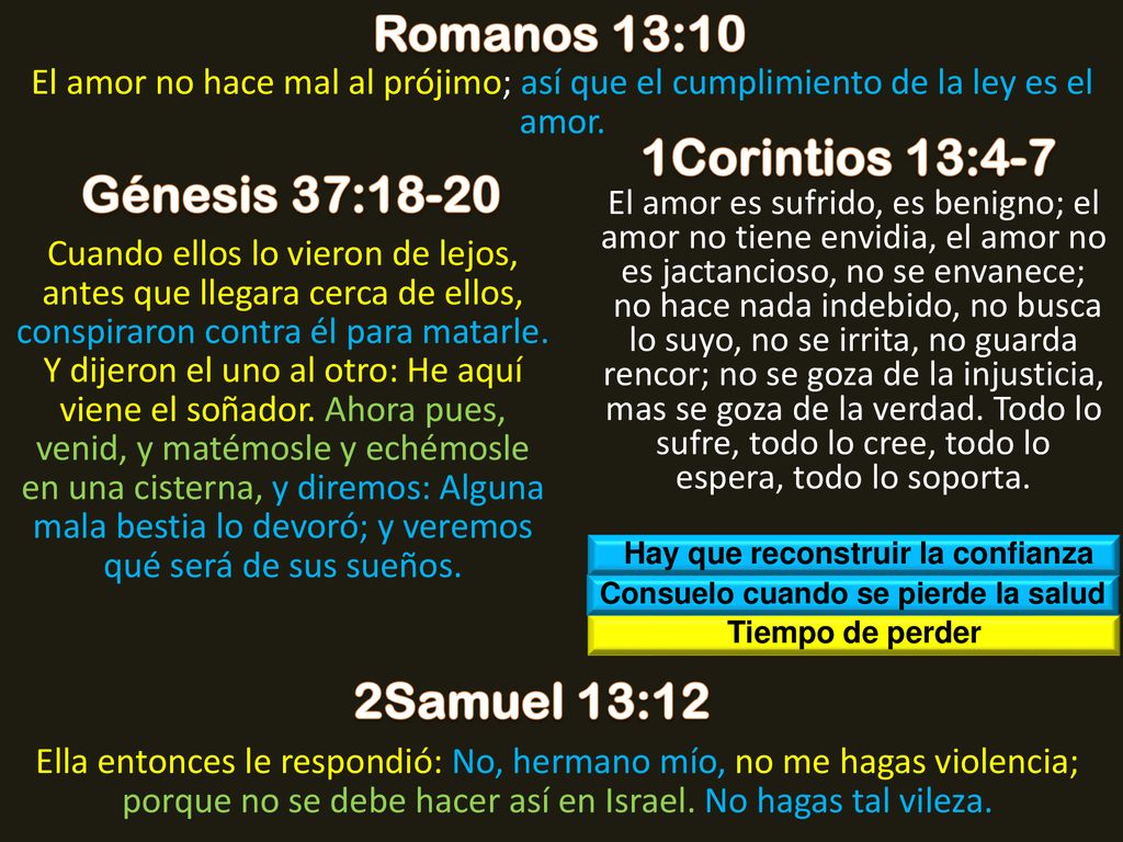 Hay que reconstruir la confianza Consuelo cuando se pierde la salud