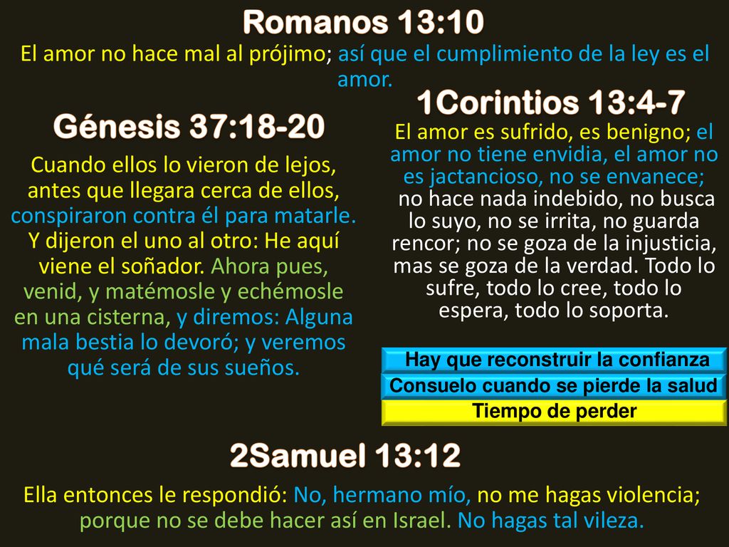 Hay que reconstruir la confianza Consuelo cuando se pierde la salud