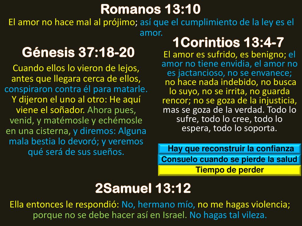 Hay que reconstruir la confianza Consuelo cuando se pierde la salud
