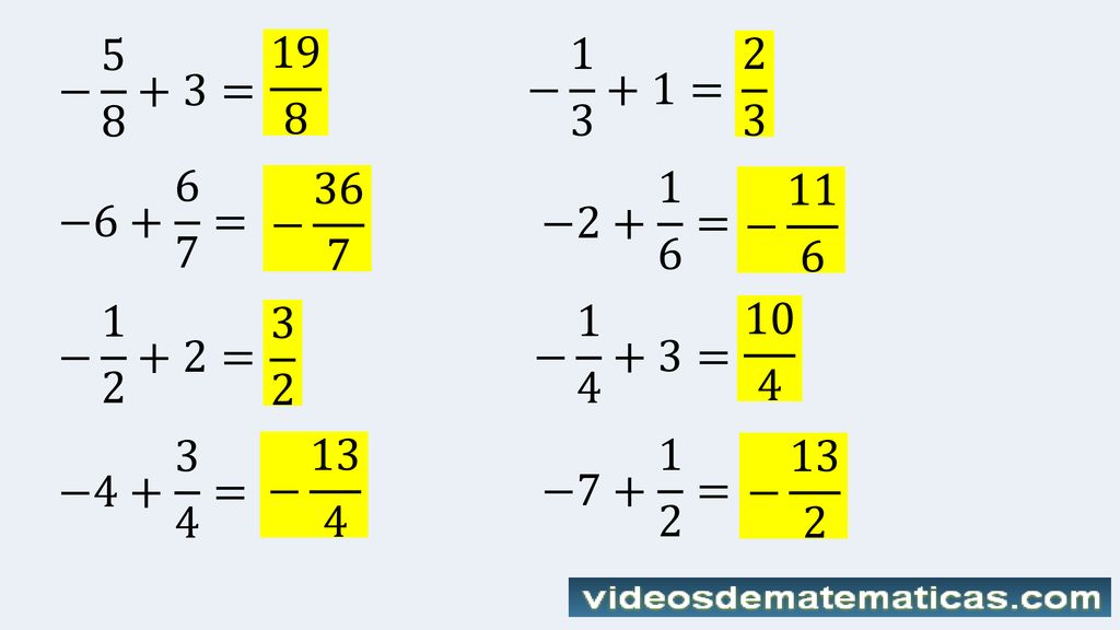 − = − = 2 3. − = − − = − − = 3 2. − =