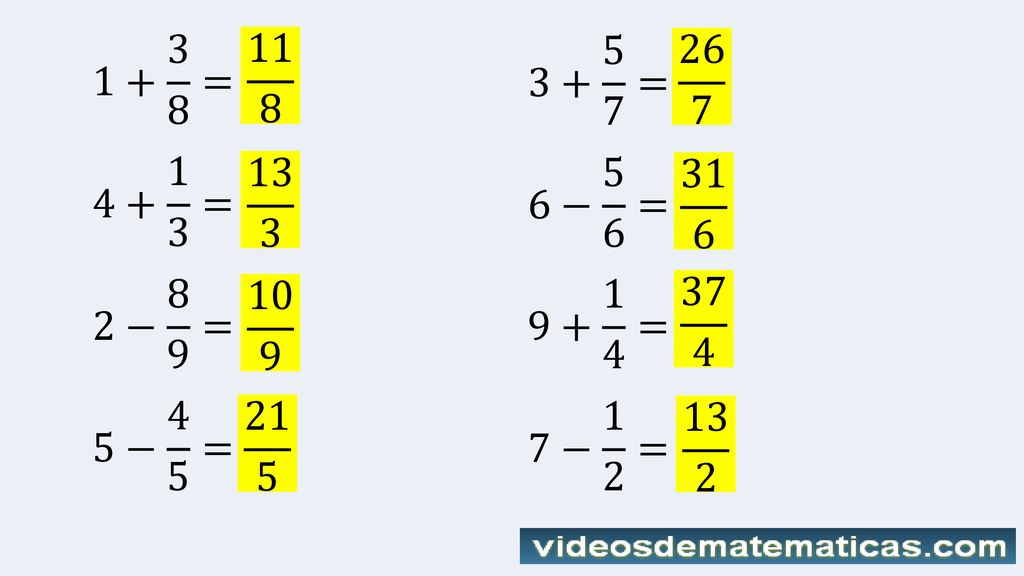 = = = − 5 6 = − 8 9 = =
