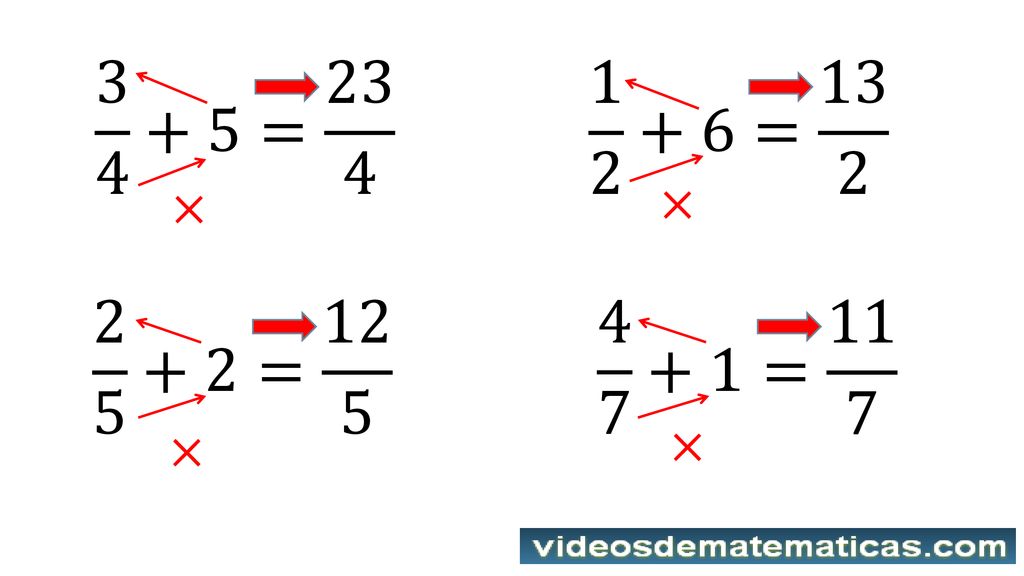 3 4 +5= = 13 2 × × = = 11 7 × ×