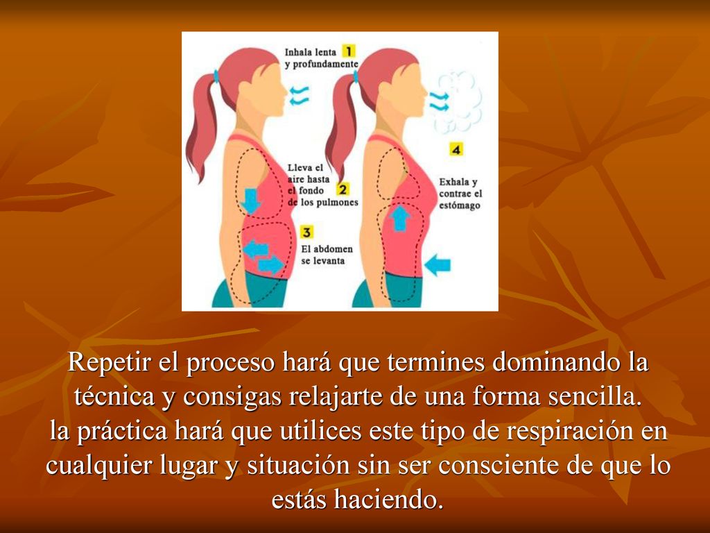 Repetir el proceso hará que termines dominando la técnica y consigas relajarte de una forma sencilla.