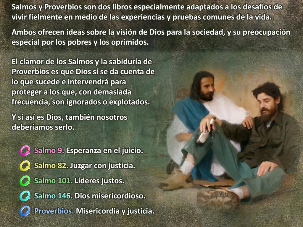Salmos y Proverbios son dos libros especialmente adaptados a los desafíos de vivir fielmente en medio de las experiencias y pruebas comunes de la vida.