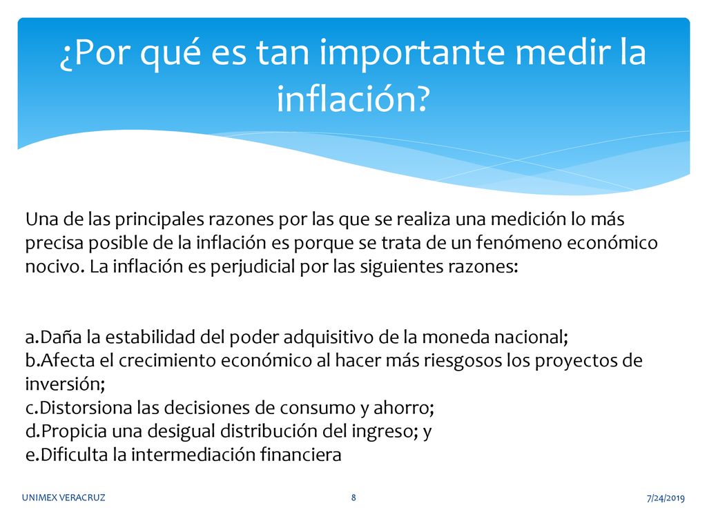 ¿Por qué es tan importante medir la inflación