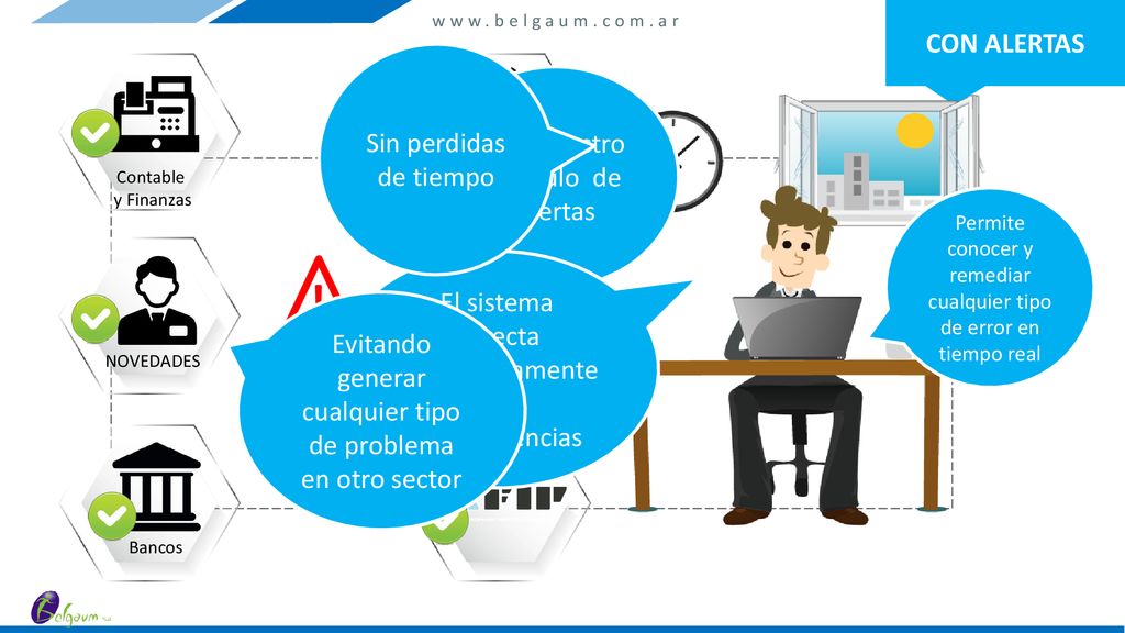 ! CON ALERTAS Sin perdidas de tiempo Con nuestro Módulo de Alertas
