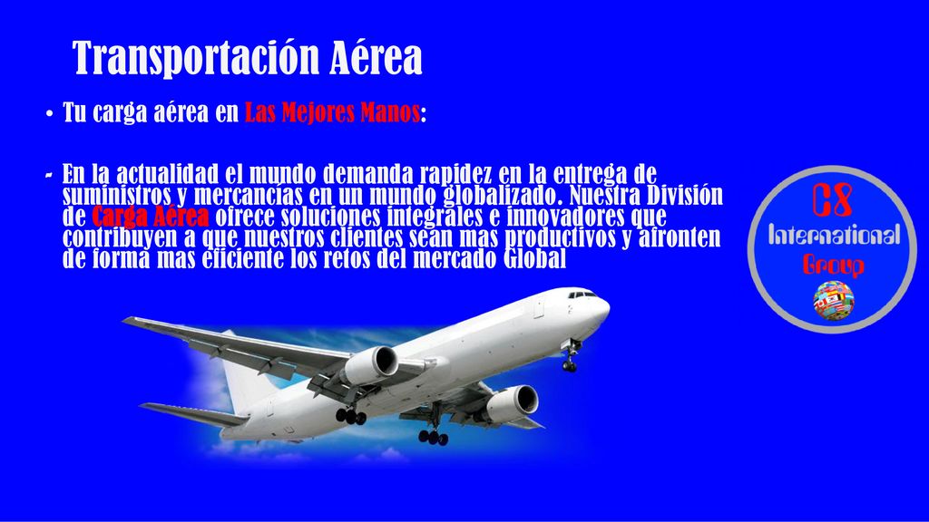 Transportación Aérea Tu carga aérea en Las Mejores Manos: