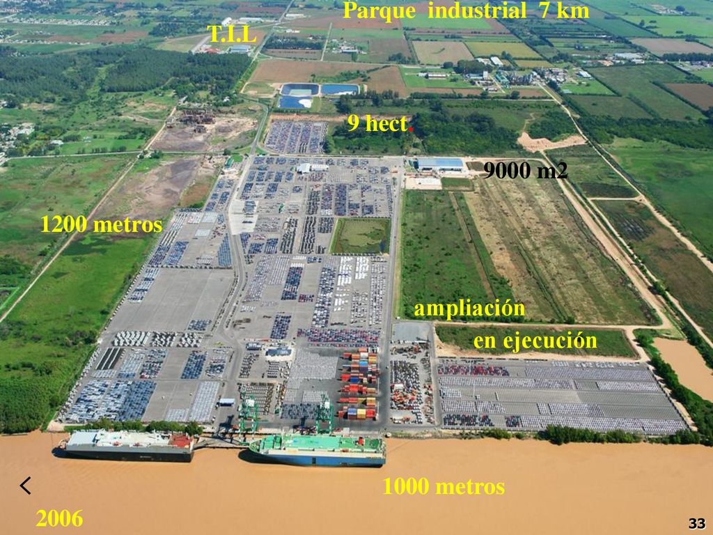 Parque industrial 7 km T.I.L 9 hect m metros ampliación