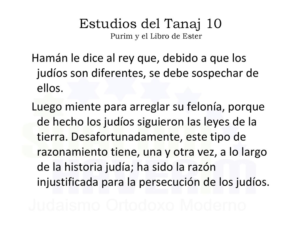 Estudios del Tanaj 10 Purim y el Libro de Ester