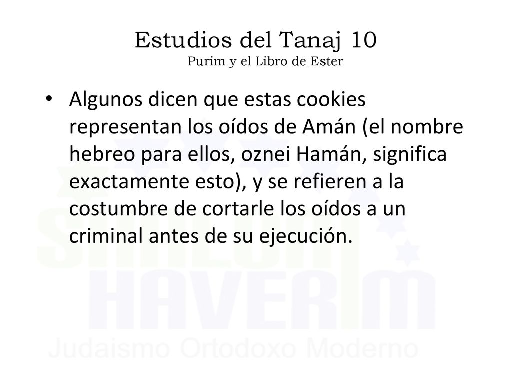 Estudios del Tanaj 10 Purim y el Libro de Ester