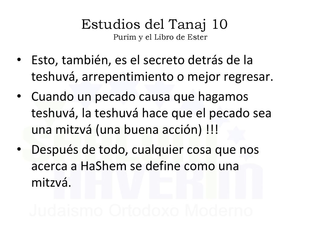 Estudios del Tanaj 10 Purim y el Libro de Ester