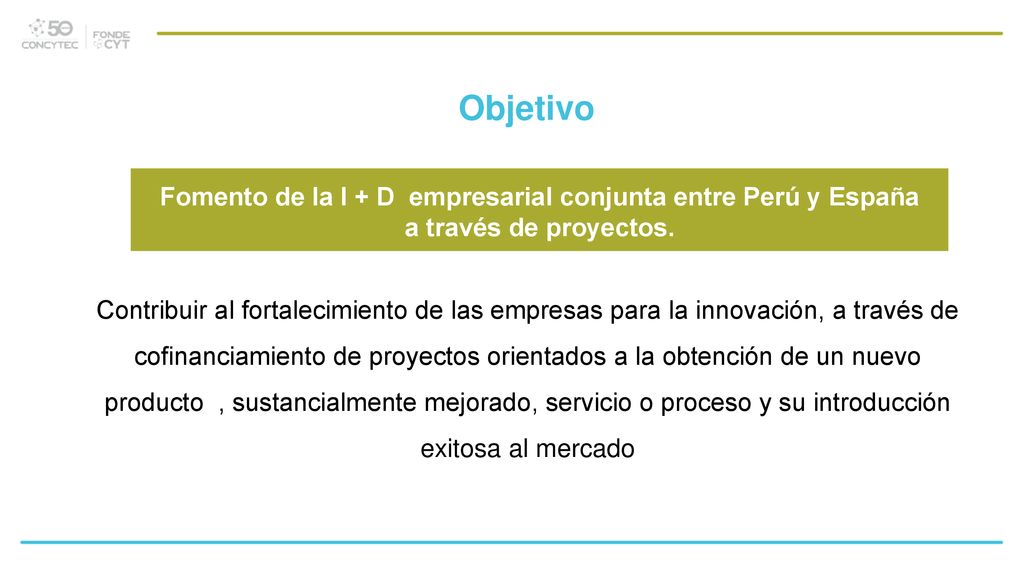 Fomento de la I + D empresarial conjunta entre Perú y España