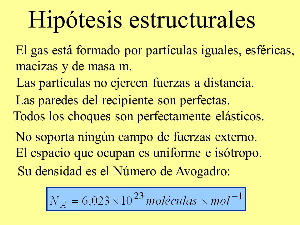 Hipótesis estructurales