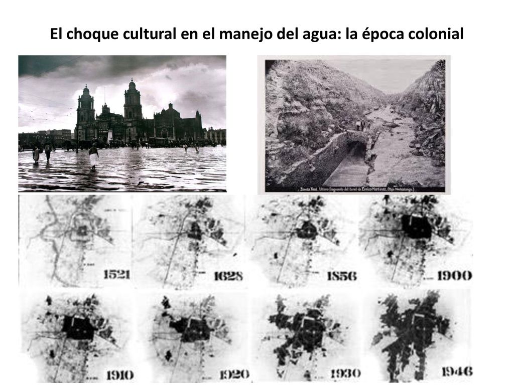 El choque cultural en el manejo del agua: la época colonial
