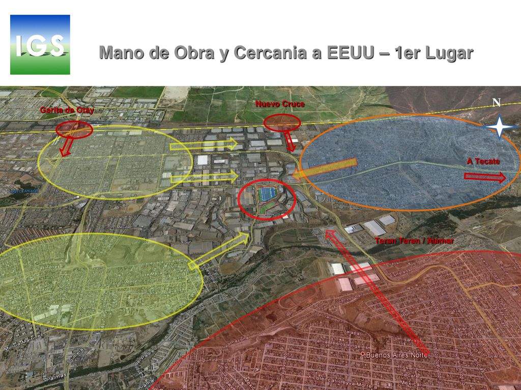 Mano de Obra y Cercania a EEUU – 1er Lugar
