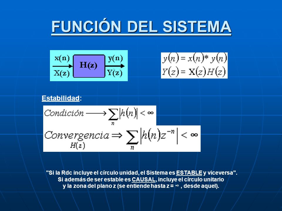Si además de ser estable es CAUSAL, incluye el círculo unitario