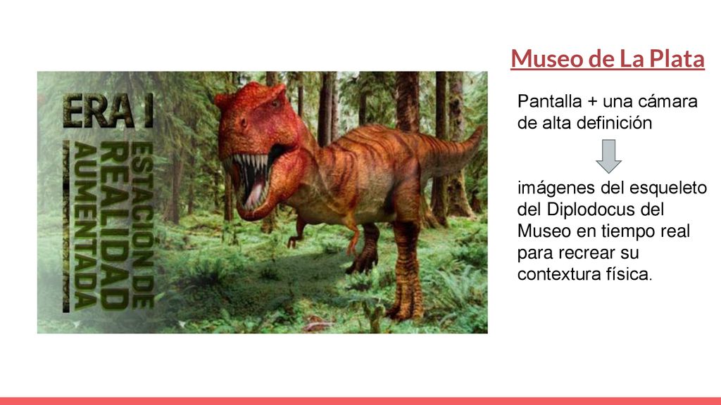 Museo de La Plata Pantalla + una cámara de alta definición
