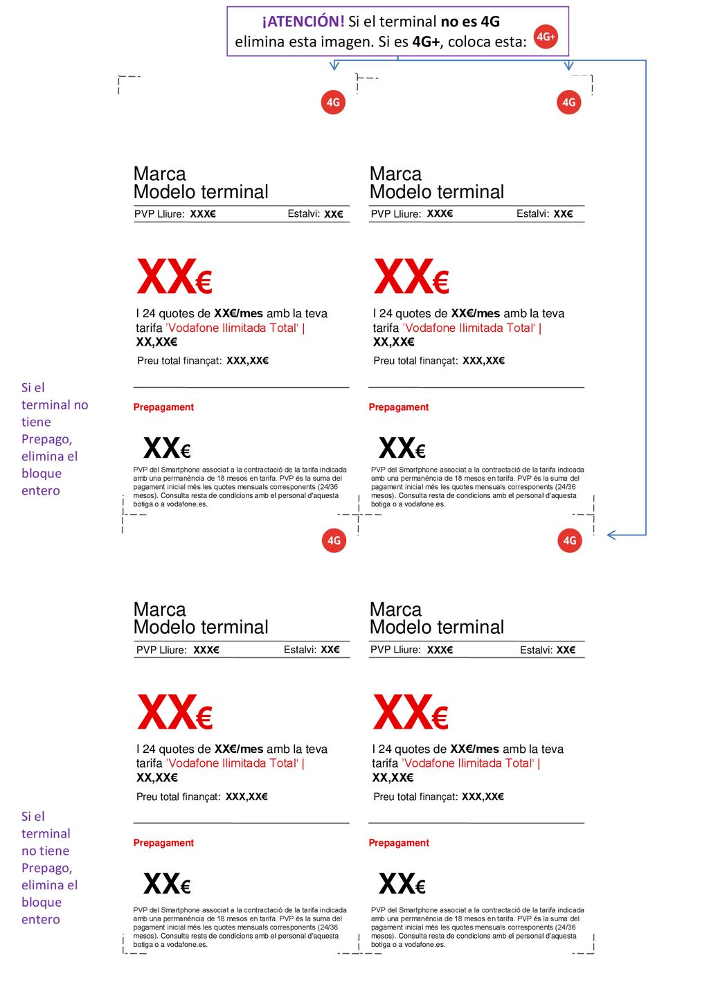XX€ XX€ XX€ XX€ XX€ XX€ XX€ XX€ Marca Modelo terminal