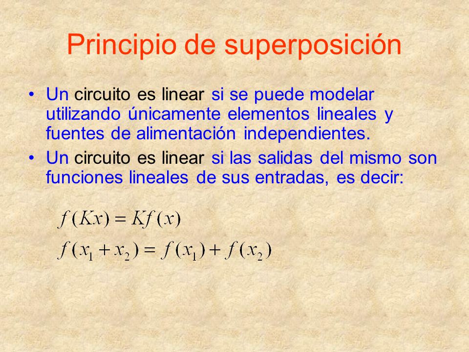 Principio de superposición