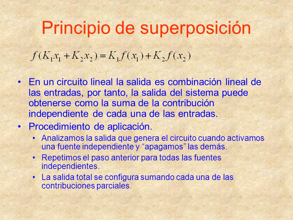 Principio de superposición