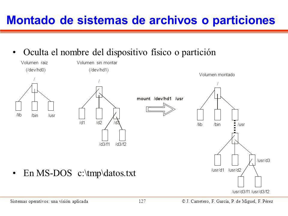 Enlaces Permite que dos o más nombres hagan referencia al mismo archivo. Dos tipos: Enlace físico.