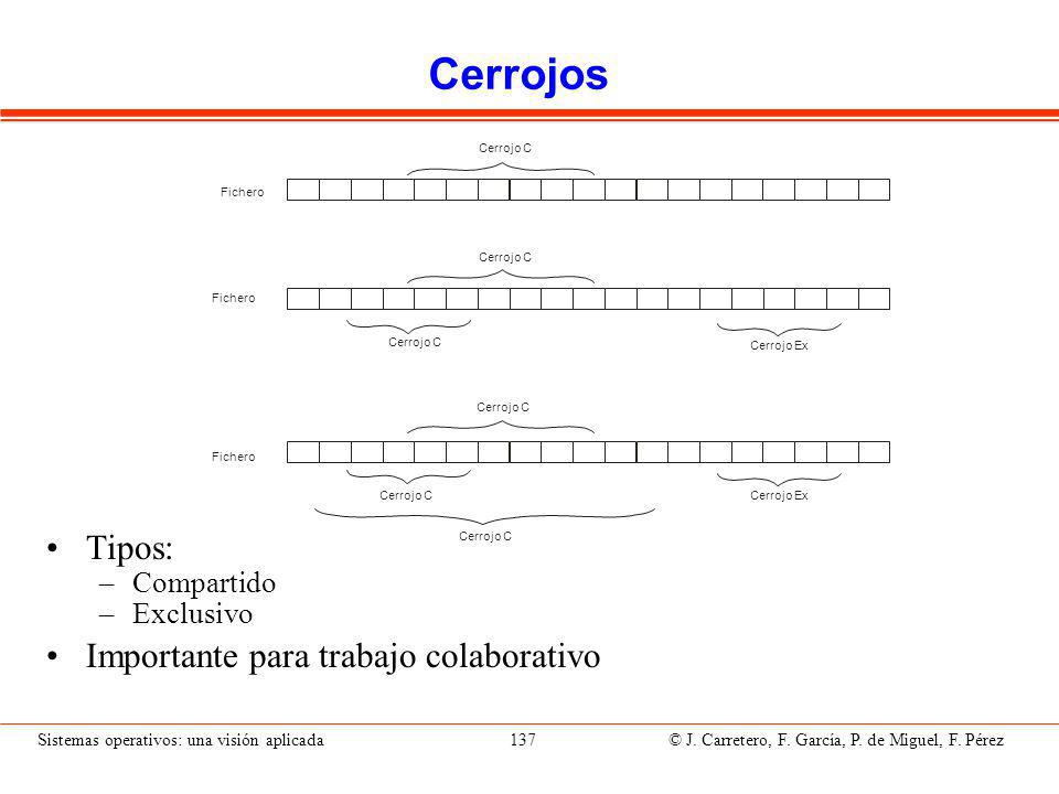 Cerrojos en POSIX cmd puede ser: La estructura struct flock