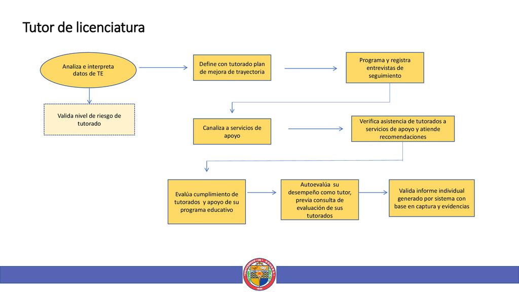 Tutor de licenciatura Programa y registra entrevistas de seguimiento