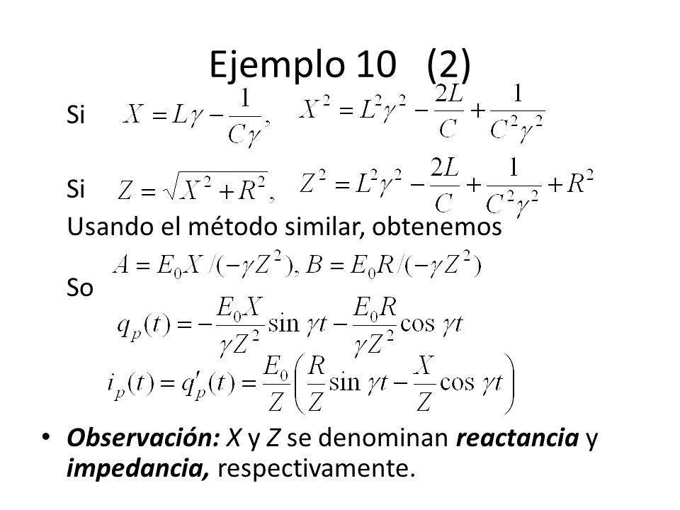 Ejemplo 10 (2) Si Usando el método similar, obtenemos So