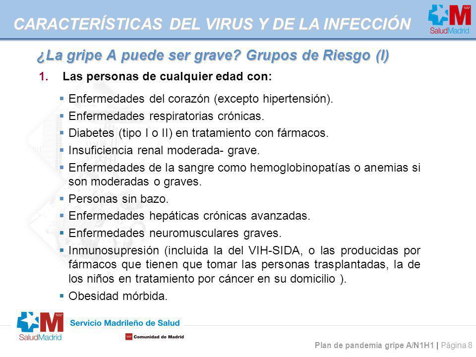 ¿La gripe A puede ser grave Grupos de Riesgo (I)