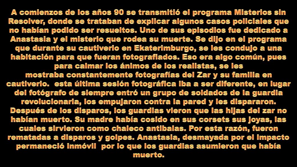 A comienzos de los años 90 se transmitió el programa Misterios sin Resolver, donde se trataban de explicar algunos casos policiales que no habían podido ser resueltos.