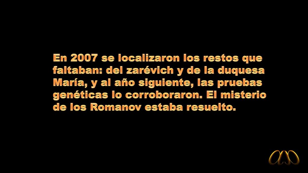 En 2007 se localizaron los restos que faltaban: del zarévich y de la duquesa María, y al año siguiente, las pruebas genéticas lo corroboraron.