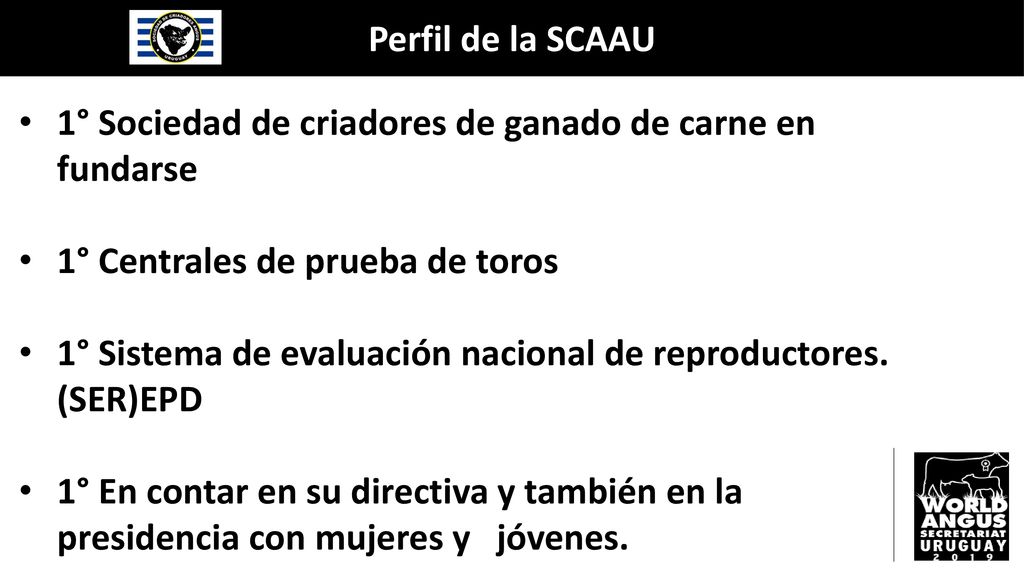 1° Sociedad de criadores de ganado de carne en fundarse