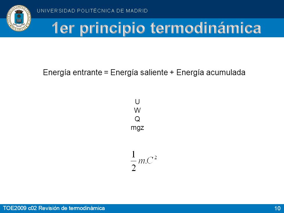 1er principio termodinámica