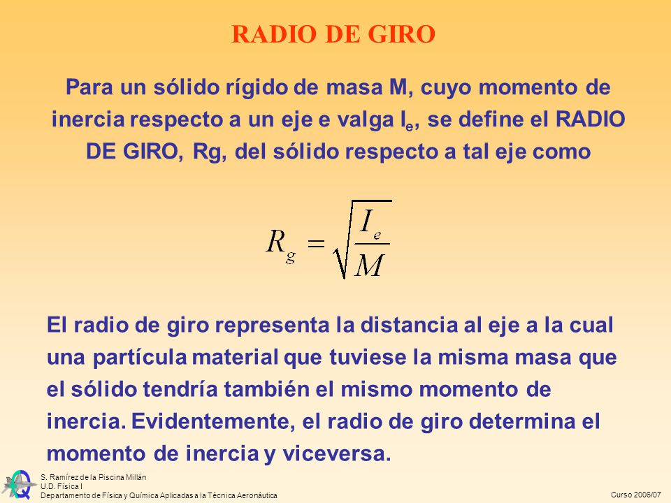 RADIO DE GIRO