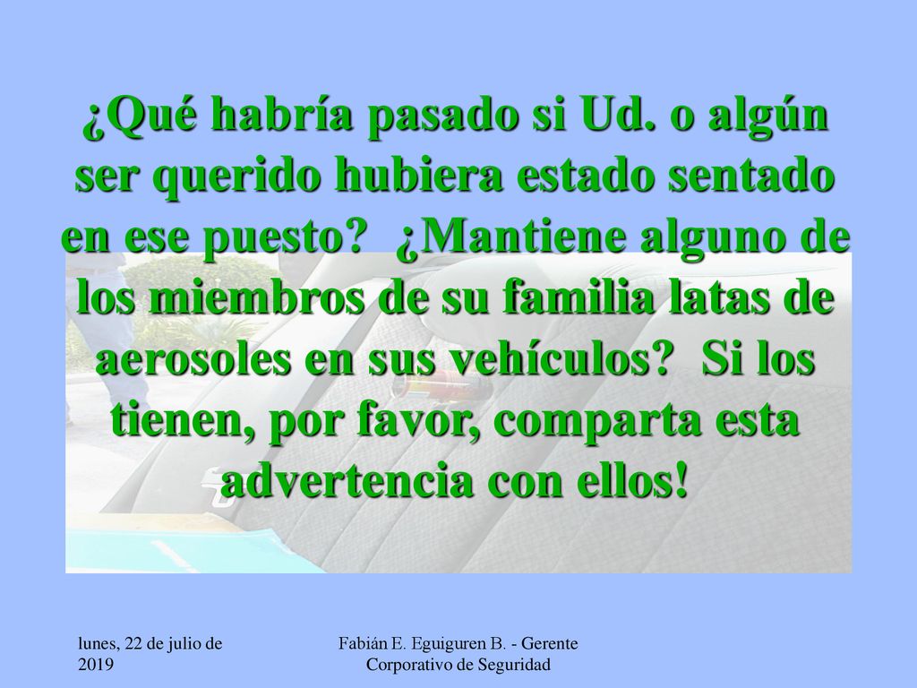 Fabián E. Eguiguren B. - Gerente Corporativo de Seguridad