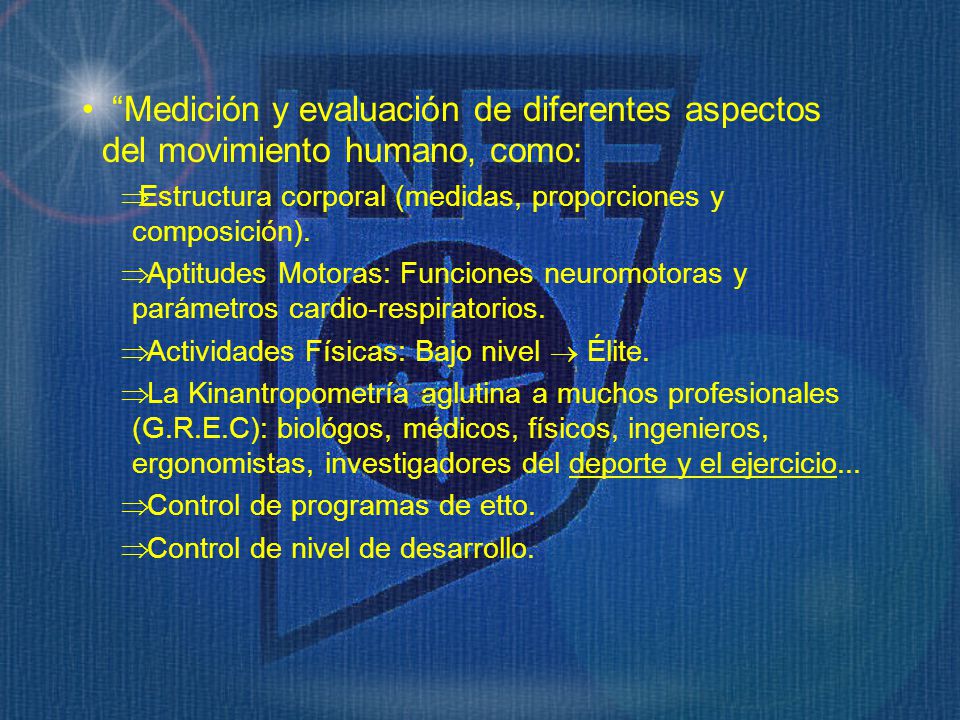 Medición y evaluación de diferentes aspectos del movimiento humano, como: