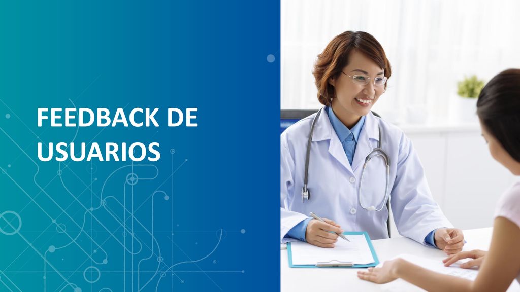 FEEDBACK DE USUARIOS AGARRE- PESO-ALGORITMOS- NO SABEN TCI- titulación- 0,01 ml- pantalla-diseño
