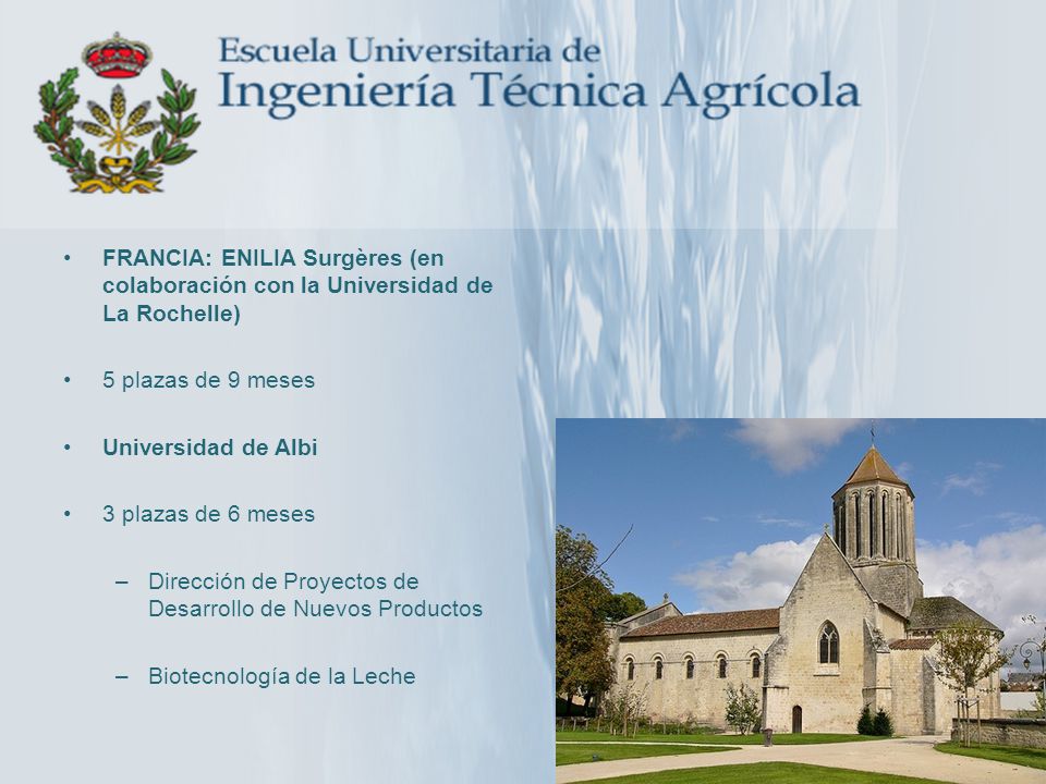 FRANCIA: ENILIA Surgères (en colaboración con la Universidad de La Rochelle)